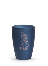 Zvířecí urna Karat Cat - Navy 0,5l