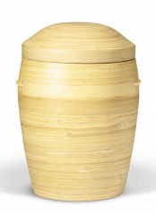 Dřevěná urna Bamboo - Přírodní