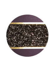 Ekologická urna Noire, fialová, ozdobný pásek