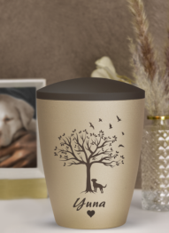Zvířecí urna Natura - Pes a strom 1,5l