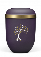 Ekologická urna Velvet Baum, violet, strom
