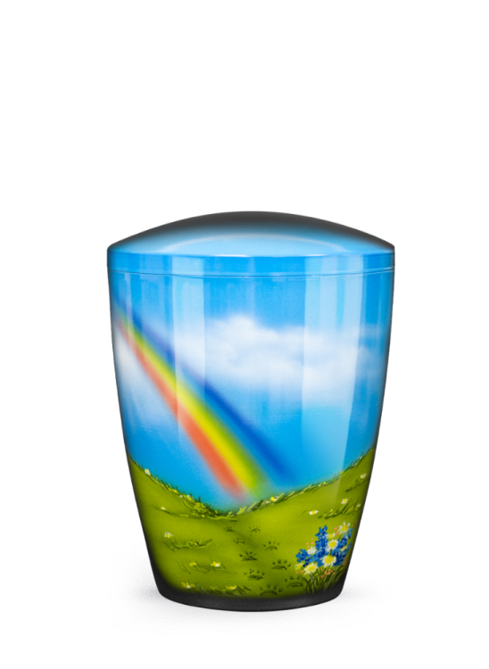 Zvířecí urna Airbrush, duha 1,5l