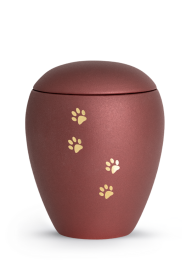 Zvířecí urna Verona Paws - Rubínová 2,8l
