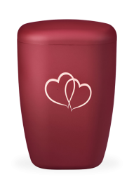 Ekologická urna Contura Srdce, vínová