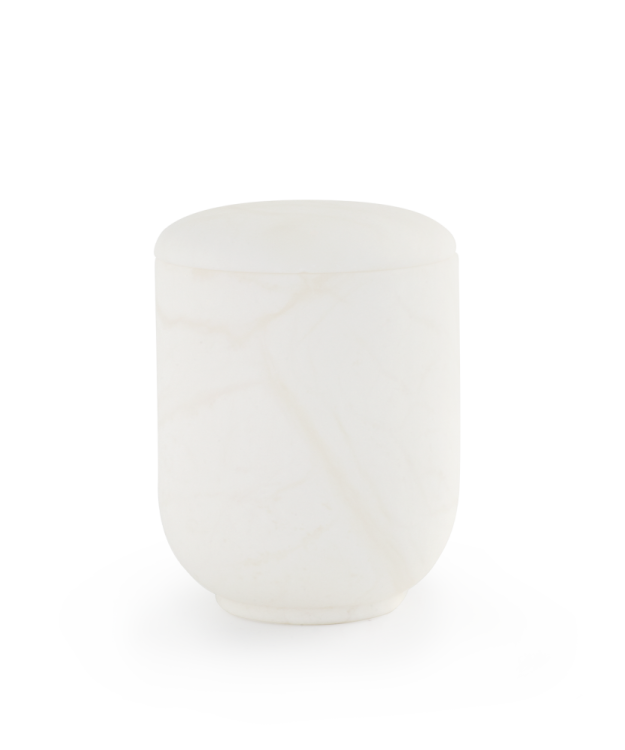 Zvieracia urna Alabaster - Biela 2l