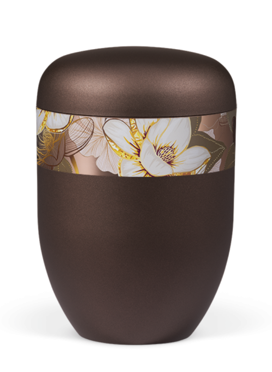 Ekologická urna Zen, magnolia, hnedá