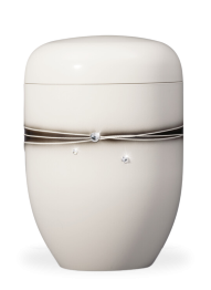 Ekologická urna Vegas, biela