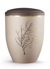 Ekologická urna La Vida, strom, zlatá