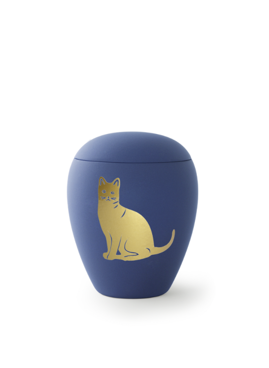 Zvířecí urna Siena Cat - Marine 0,5l