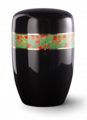 Kovová urna Fleur Noire II - Mák