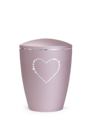 Zvířecí urna Elegance Heart, rose 1,5l