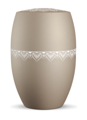 Ökologische Urne Mandala, Champagner, Mandala Ökologische Urne Mandala, Champagner, Mandala