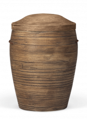 Dřevěná urna Bamboo - Hnědá