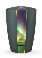 Ekologická urna Firmament Black, polární záře III