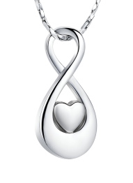 Anhänger für Asche Infinity - Silver