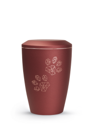 Zvířecí urna Karat Paws - Rubínová 1,5l