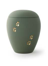 Zvířecí urna Siena Paws - Olivová 2,8l