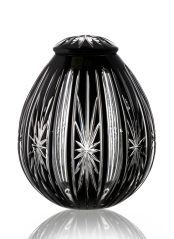 Urna kryształowa Spark - czarna 23 cm