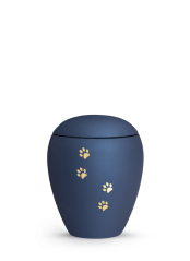 Zvířecí urna Verona Paws - Navy 0,5l
