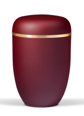 Ekologická urna Avensis, burgundy, ozdobný pásek