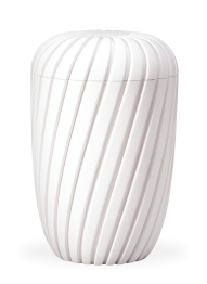 Ekologická urna Rillen - Biela