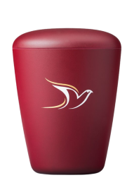Ekologická urna Dove, červená