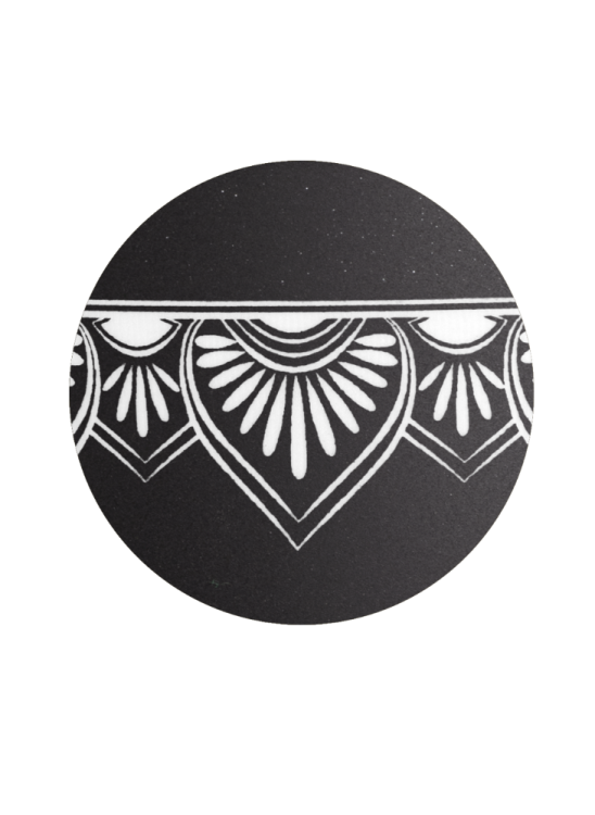 Ekologická urna Mandala, černá, madala - bok