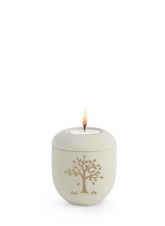 Keramická miniurna Melina Creme - Strom