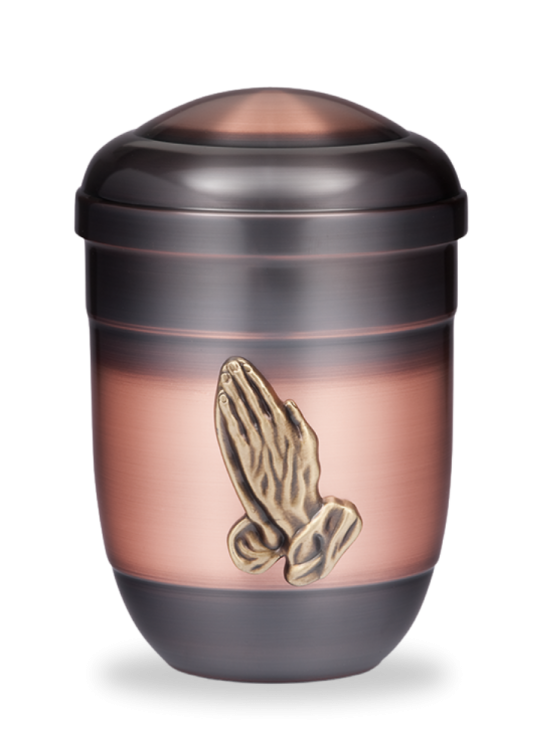 Kovová urna Faith Měděná II,Modlitba