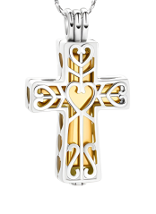 Přívěsek na popel Cross, zlatý