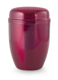 Kovová urna Faith Barevná, vínová