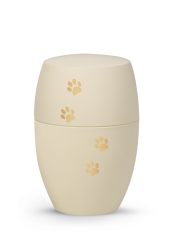 Zvířecí urna Infinity Paws - Creme 2,8l