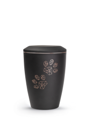 Zvířecí urna Karat Paws - Čierna 0,5l