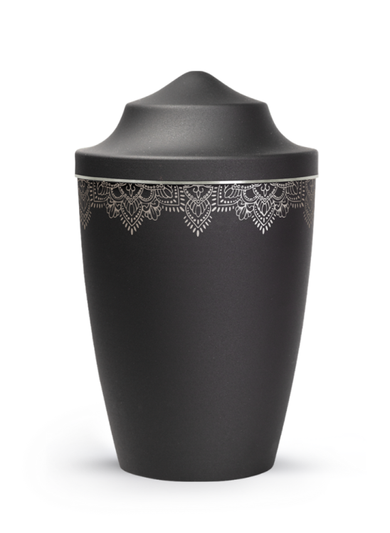 Zvířecí urna Mandala - Černá 2,8l