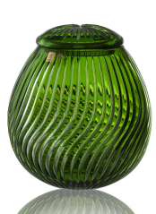 Křišťálová urna Zita - Emerald 23 cm