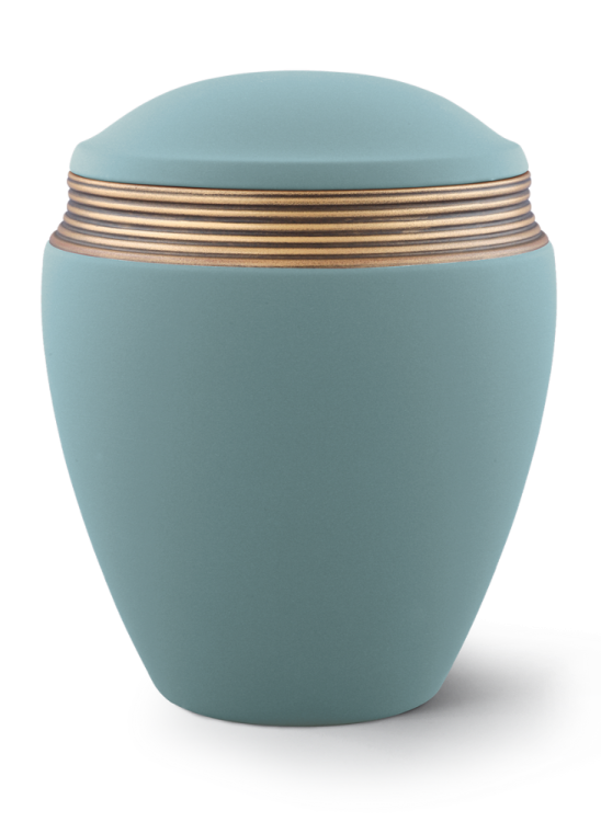 Urna ceramiczna Helena, niebieska