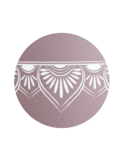 Ekologická urna Mandala, lila, madala - bok