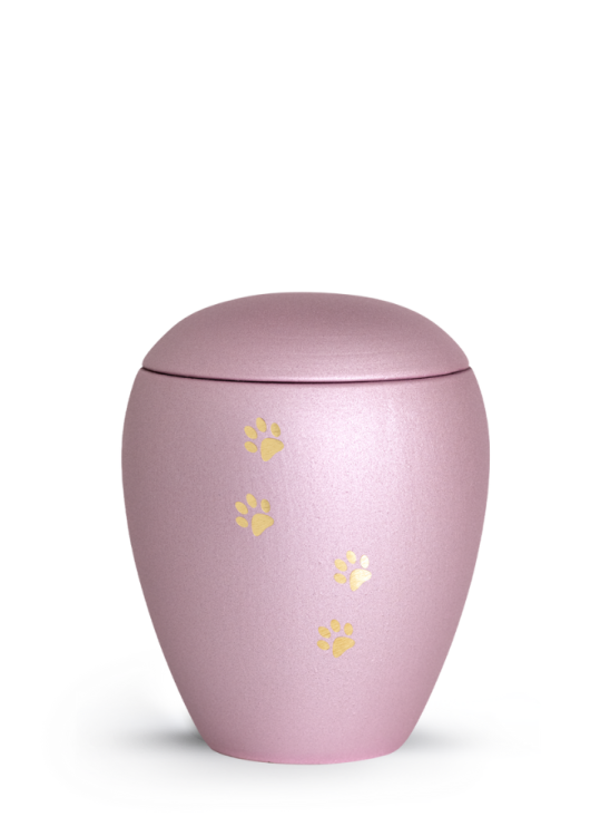 Zvířecí urna Verona Paws - Rose 1,5l