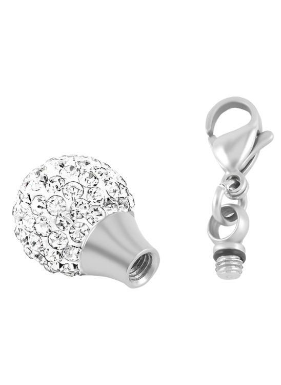 Prívesok na popol Crystal – Silver