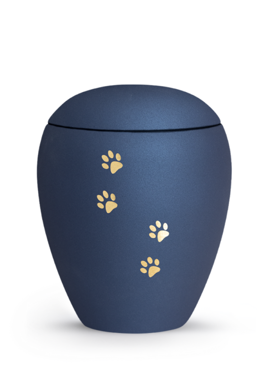 Zvířecí urna Verona Paws - Navy 2,8l