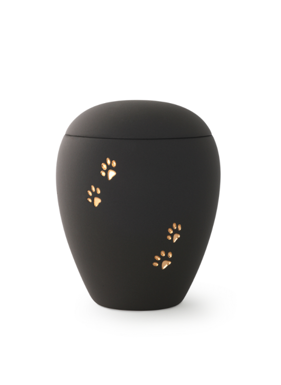 Zvířecí urna Siena Paws - Grafitová 1,5l