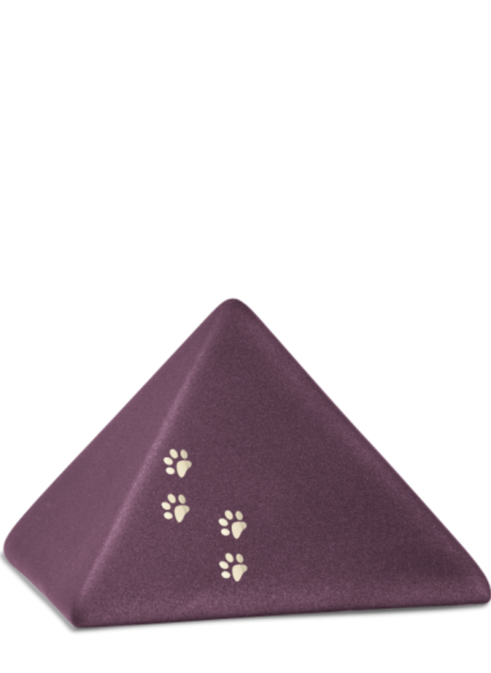 Zvířecí urna Pyramide Paws - Berry 1,5l