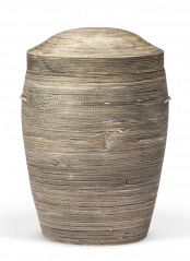 Dřevěná urna Bamboo - Šedá