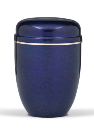 Metalowa urna Pearl, niebieska