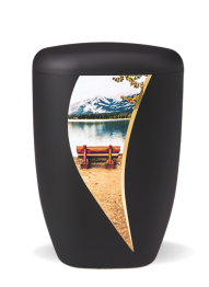 Ekologiczna urna Spectrum Black – Jezioro górskie