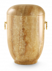 Kamenná urna Mramor leštěná II - Medová