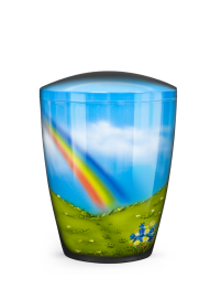 Zvířecí urna Airbrush - Duha 2,8l