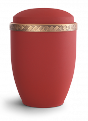 Kovová urna Athena - Červená