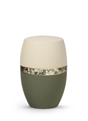 Urna dla zwierząt Infinity Artist - Krem/Oliwa 1,5 l