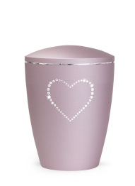 Zvířecí urna Elegance Heart, rose 2,8l